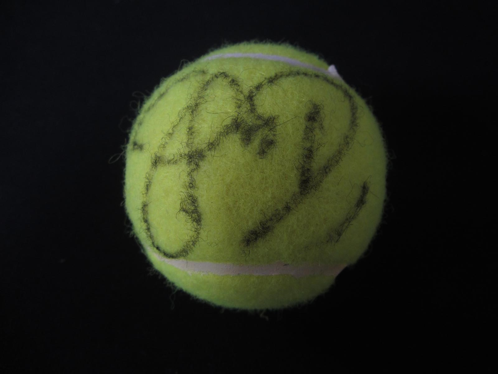 Roger Federer Signed Tennis Ball Heritage COA