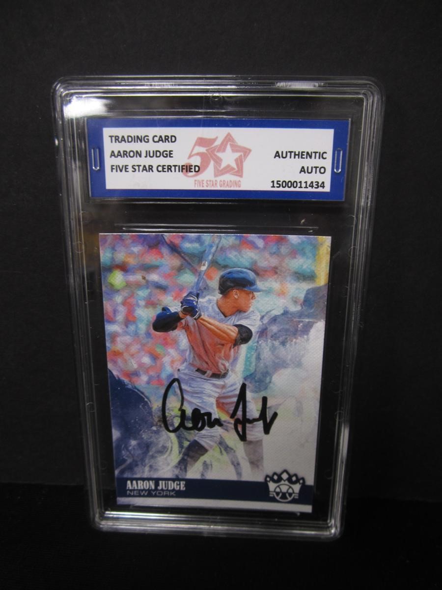 Aaron Judge Signed Trading Card Fivestar