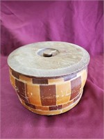 Wooden Lidded Container