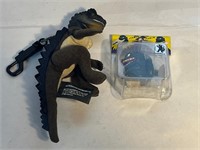 GODZILLA KEYCHAIN AND SUCTION CUP TOY