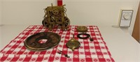 Antique Clock Parts Lot