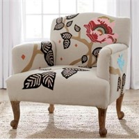 Linnet Embroidered Armchair from Grandin Road