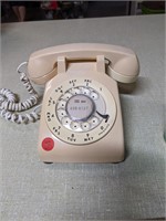 VTG Western Electric Dial Phone Tan