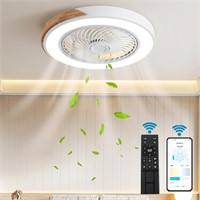 Wood Ceiling Fans with Lights and Remote