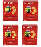 NEW 4 Mini Ritz Crackers Snack Packs *Past Date
