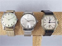 (3) Vintage Men's Watches