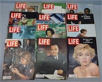 (12) 1964 Life Magazines