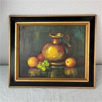 12.5”x10.5” Fruit Acrylic Painting