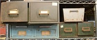 ASSORTMENT OF METAL DRAWERS