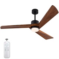 Solid Wood 60 inch Ceiling Fans with Lights and