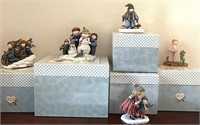 Five Special Friends Figurines with Boxes