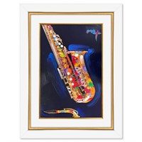 Peter Max, "Jazz" Framed One-of-a-Kind Acrylic Mix