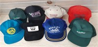 8 different trucker caps