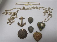 7 pc. of Vtg. Jewelry-Necklace,Bracelet,Pin,