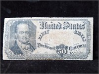 SERIES 1875 - 50 CENT FRACTIONAL CURRENCY