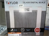 TAYLOR DIGITAL GLASS SCALE RETAIL $40