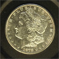 US Silver Coin 1878-S Morgan Silver Dollar $1, Cir