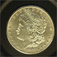 US Silver Coin 1878-S Morgan Silver Dollar $1, Cir