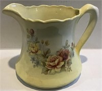VINTAGE YELLOW FLORAL PITCHER
