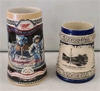 Coors & Miller Brewing Steins