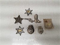 Vtg Tin Badges/Pins