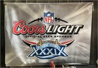 Coors Light Super Bowl XXXIX Wall Hanging