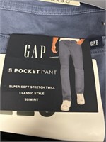 Gap 5 pocket pant 30x30