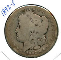 1892-S Morgan Silver Dollar