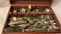 Silverware in Chest, some are Sterling (4)