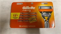 12 cartridges Gillette fusion five
