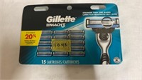 15 cartridges Gillette Mach 3