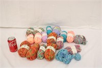 Pastel & Multi Color Yarn, Some In Package #1