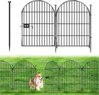 ADAVIN Garden Fence Animal Barrier with Gate