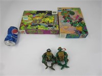 2 figurines + 2 casse-têtes, Ninja Turtles TMNT