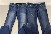 2 Women’s Gap Denim Jeans Size 28