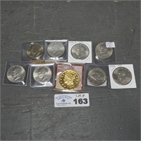 (8) Eisenhower Dollar Coins