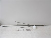 Lightening Rod w/Glass Ball & Arrow