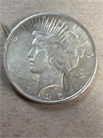 1925 silver peace Dollar