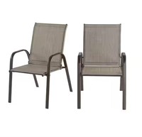 (2 Chairs)  StyleWell Mix and Match Dark Taupe St