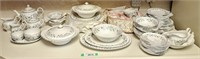 100 pieces Johnson Bros England dinnerware.