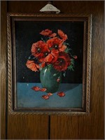 Roses in a Vase framed picture