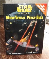 Star Wars Micro Vehicle Punch Outs Play Booklet
