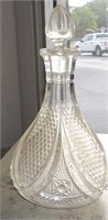 Vintge Fancy Crystal Glass Liquor Decanter