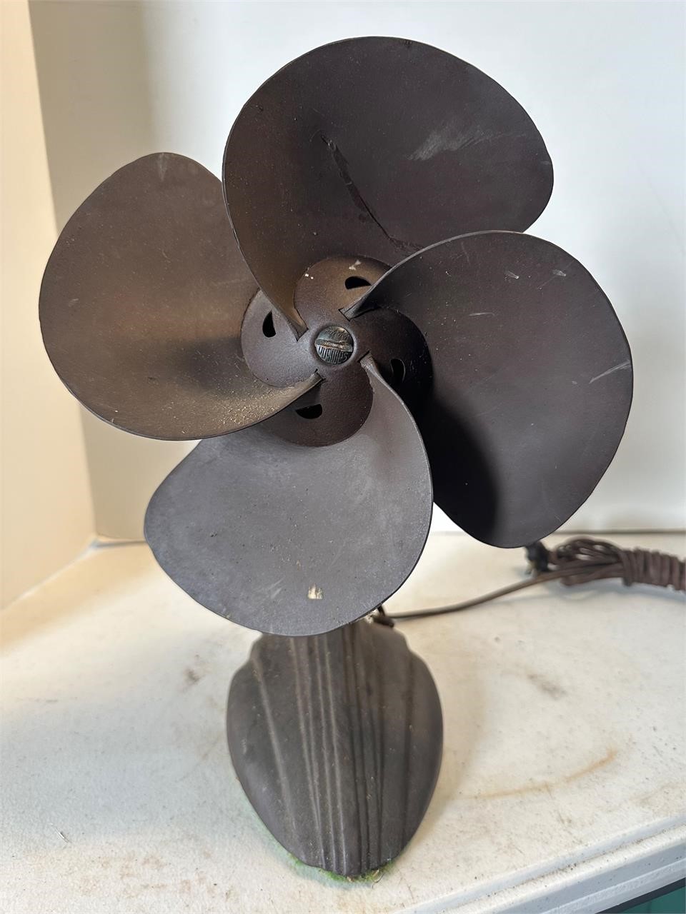 Antique art deco electric fan