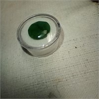 Brazilian Cut & Faceted Oval Emerald 14.3 carats