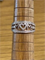 Size 8 925 MOM Ring