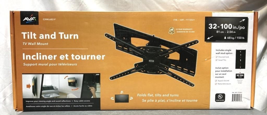 Avf Tilt And Turn Tv Wall Mount