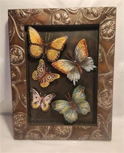 Frame - Metal - Butterflies Wall Decor