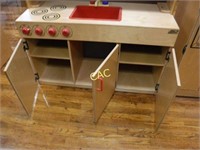 2pc Wooden Play Kitchen & Fridge