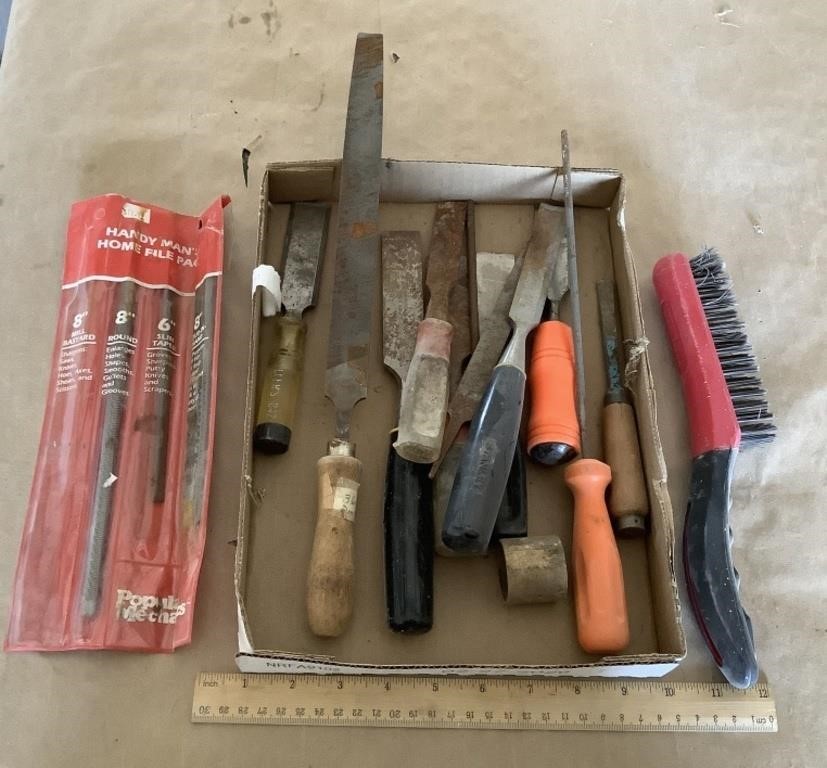 Chiesels, files, & misc. tools